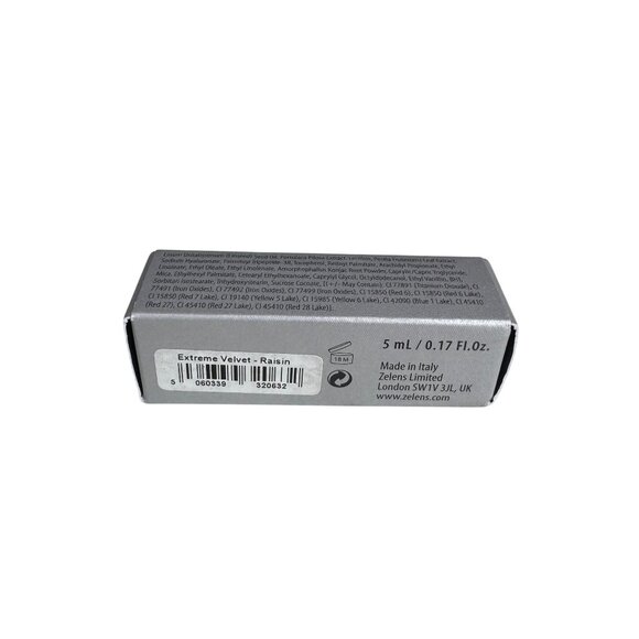 Zelens Extreme Velvet Raisin Lip Colour 5ml Hydrating Lipstick Rich Pigment - Picture 14 of 14